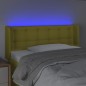 vidaXL Cabecero con LED de tela verde 93x16x78/88 cm vidaXL Cabecero con LED de tela verde 93x16x78/88 cm