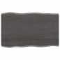 vidaXL Tablero mesa madera tratada borde vivo marrón 80x50x(2-4) cm vidaXL Tablero mesa madera tratada borde vivo marrón 80x50x(2-4) cm