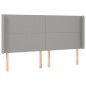 vidaXL Cabecero con LED de tela gris claro 163x16x118/128 cm vidaXL Cabecero con LED de tela gris claro 163x16x118/128 cm