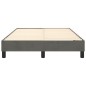 vidaXL Estructura de cama box spring terciopelo gris oscuro 120x200 cm vidaXL Estructura de cama box spring terciopelo gris oscuro 120x200 cm