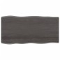 vidaXL Tablero mesa madera tratada borde vivo marrón 100x50x(2-4) cm vidaXL Tablero mesa madera tratada borde vivo marrón 100x50x(2-4) cm