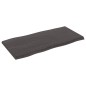 vidaXL Tablero mesa madera tratada borde vivo marrón 100x50x(2-4) cm vidaXL Tablero mesa madera tratada borde vivo marrón 100x50x(2-4) cm