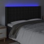 vidaXL Cabecero con LED cuero sintético negro 183x16x118/128 cm vidaXL Cabecero con LED cuero sintético negro 183x16x118/128 cm