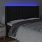 vidaXL Cabecero con LED cuero sintético negro 147x16x118/128 cm vidaXL Cabecero con LED cuero sintético negro 147x16x118/128 cm