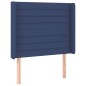 vidaXL Cabecero con LED de tela azul 103x16x118/128 cm vidaXL Cabecero con LED de tela azul 103x16x118/128 cm