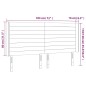 vidaXL Cabecero con LED de tela gris claro 183x16x118/128 cm vidaXL Cabecero con LED de tela gris claro 183x16x118/128 cm