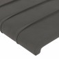 vidaXL Cabecero con LED de terciopelo gris oscuro 183x16x118/128 cm vidaXL Cabecero con LED de terciopelo gris oscuro 183x16x118/128 cm