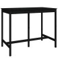 vidaXL Set de bar 7 piezas madera maciza de pino negro vidaXL Set de bar 7 piezas madera maciza de pino negro