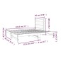 vidaXL Sofá cama extraíble madera maciza de pino 2x(90x190) cm