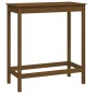 vidaXL Set de bar 5 piezas madera maciza de pino marrón miel