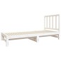 vidaXL Sofá cama extraíble madera maciza de pino blanco 2x(90x190) cm vidaXL Sofá cama extraíble madera maciza de pino blanco 2x(90x190) cm