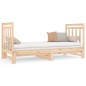 vidaXL Sofá cama extraíble madera maciza de pino 2x(90x190) cm vidaXL Sofá cama extraíble madera maciza de pino 2x(90x190) cm