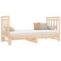 vidaXL Sofá cama extraíble madera maciza de pino 2x(90x190) cm vidaXL Sofá cama extraíble madera maciza de pino 2x(90x190) cm