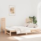 vidaXL Sofá cama extraíble madera maciza de pino 2x(90x190) cm vidaXL Sofá cama extraíble madera maciza de pino 2x(90x190) cm