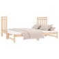 vidaXL Sofá cama extraíble madera maciza de pino 2x(90x190) cm vidaXL Sofá cama extraíble madera maciza de pino 2x(90x190) cm