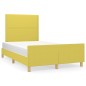 vidaXL Estructura de cama con cabecero de tela verde 120x200 cm vidaXL Estructura de cama con cabecero de tela verde 120x200 cm