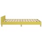 vidaXL Estructura de cama con cabecero de tela verde 120x200 cm vidaXL Estructura de cama con cabecero de tela verde 120x200 cm
