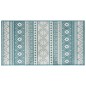 vidaXL Alfombra de exterior verde agua y blanca reversible 100x200 cm vidaXL Alfombra de exterior verde agua y blanca reversible 100x200 cm