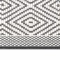 vidaXL Alfombra de exterior gris y blanca 80x250 cm diseño reversible vidaXL Alfombra de exterior gris y blanca 80x250 cm diseño reversible
