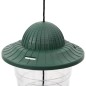 vidaXL Comederos para pájaros 3 uds verde oscuro 13x13x17 cm vidaXL Comederos para pájaros 3 uds verde oscuro 13x13x17 cm