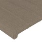 vidaXL Estructura de cama con cabecero de tela gris taupe 80x200 cm vidaXL Estructura de cama con cabecero de tela gris taupe 80x200 cm