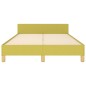 vidaXL Estructura de cama con cabecero de tela verde 120x200 cm vidaXL Estructura de cama con cabecero de tela verde 120x200 cm