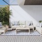 vidaXL Alfombra de exterior gris y blanca 80x250 cm vidaXL Alfombra de exterior gris y blanca 80x250 cm