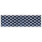 vidaXL Alfombra de exterior gris y blanca 80x250 cm vidaXL Alfombra de exterior gris y blanca 80x250 cm