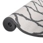 vidaXL Alfombra de exterior gris y blanca reversible 80x150 cm vidaXL Alfombra de exterior gris y blanca reversible 80x150 cm