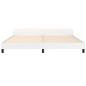 vidaXL Estructura de cama cabecero cuero sintético blanco 200x200 cm vidaXL Estructura de cama cabecero cuero sintético blanco 200x200 cm