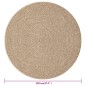 vidaXL Alfombra con aspecto de yute interior y exterior 120 cm vidaXL Alfombra con aspecto de yute interior y exterior 120 cm