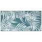 vidaXL Alfombra de exterior verde agua y blanca reversible 100x200 cm vidaXL Alfombra de exterior verde agua y blanca reversible 100x200 cm