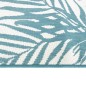 vidaXL Alfombra de exterior verde agua y blanca reversible 100x200 cm vidaXL Alfombra de exterior verde agua y blanca reversible 100x200 cm