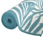 vidaXL Alfombra de exterior verde agua y blanca reversible 100x200 cm vidaXL Alfombra de exterior verde agua y blanca reversible 100x200 cm