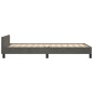 vidaXL Estructura de cama con cabecero terciopelo gris oscuro 90x190cm vidaXL Estructura de cama con cabecero terciopelo gris oscuro 90x190cm