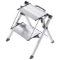 Hailo Escalera con 2 peldaños Mini Comfort 45 cm aluminio 4310-100 Hailo Escalera con 2 peldaños Mini Comfort 45 cm aluminio 4310-100