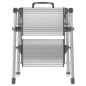 Hailo Escalera con 2 peldaños Mini Comfort 45 cm aluminio 4310-100 Hailo Escalera con 2 peldaños Mini Comfort 45 cm aluminio 4310-100