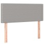 vidaXL Cama box spring con colchón tela gris claro 100x200 cm vidaXL Cama box spring con colchón tela gris claro 100x200 cm