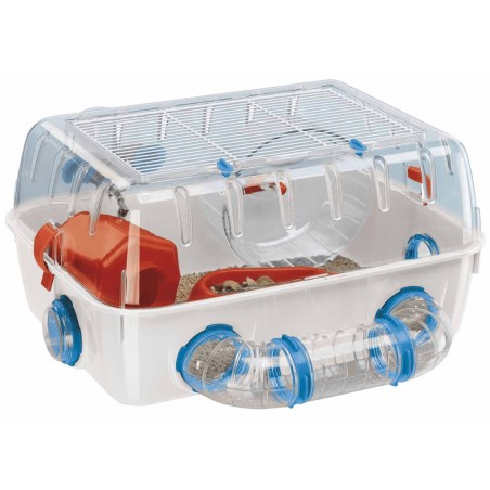 Ferplast Jaula para hámster Combi 1 blanca 40,5x29,5x22,5 cm 57923499  