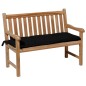 Madison Cojín para banco Panama 150x48 cm negro Madison Cojín para banco Panama 150x48 cm negro