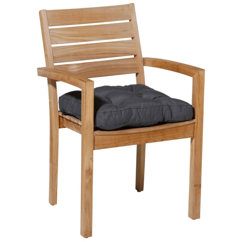 Madison Cojín acolchado de asiento Panama 47x47 cm gris Madison Cojín acolchado de asiento Panama 47x47 cm gris