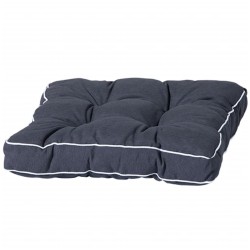 Madison Cojín acolchado de asiento Panama 47x47 cm gris