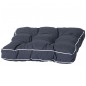 Madison Cojín acolchado de asiento Panama 47x47 cm gris Madison Cojín acolchado de asiento Panama 47x47 cm gris