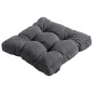 Madison Cojín acolchado de asiento Panama 47x47 cm gris Madison Cojín acolchado de asiento Panama 47x47 cm gris