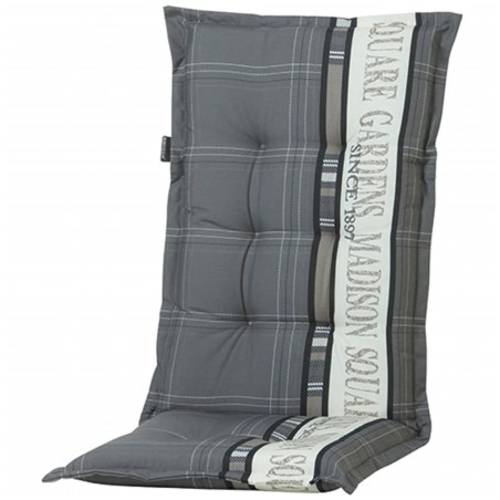 Madison Cojín exterior de silla con respaldo alto Garden 123x50cm gris PHOSA056