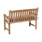 Madison Cojín para banco Panama 150x48 cm beige claro
