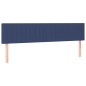 vidaXL Cama box spring con colchón tela azul 200x200 cm vidaXL Cama box spring con colchón tela azul 200x200 cm