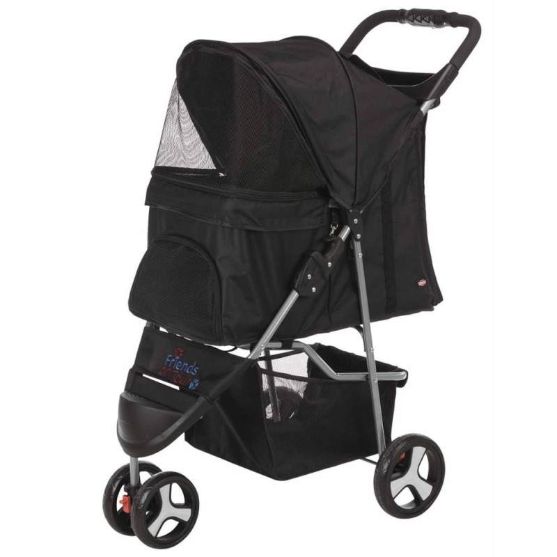 TRIXIE Cochecito plegable para perros y gatos negro 28958 TRIXIE Cochecito plegable para perros y gatos negro 28958
