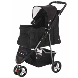 TRIXIE Cochecito plegable para perros y gatos negro 28958