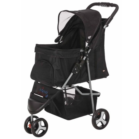 TRIXIE Cochecito plegable para perros y gatos negro 28958